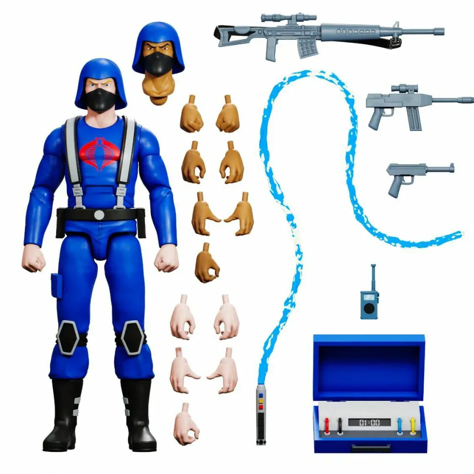 G.I. Joe: A Real American Hero - Cobra Trooper Ultimates! 7” Scale Action Figure (Wave 3)