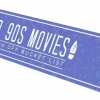 Gift Republic - 100 90's Movies Bucket List Scratch Off Poster