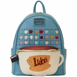 Gilmore Girls - Luke's Diner Domed Coffee Mug 10" Faux Leather Mini Backpack