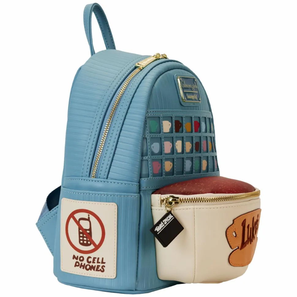 Gilmore Girls - Luke's Diner Domed Coffee Mug 10" Faux Leather Mini Backpack
