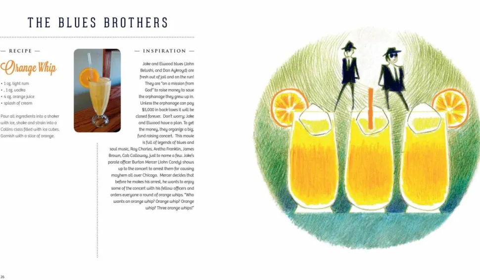 Go Ahead, Make My Drink: 60 Recipes Inspired by the Best of Film and Television Hardcover Book