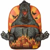 Godzilla - Burning City Cosplay 18" Faux Leather Backpack