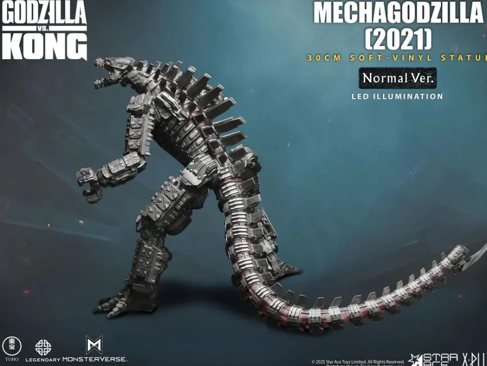 Godzilla vs. Kong (2021) - Mechagodzilla (Normal Version) Soft Vinyl 12" Statue