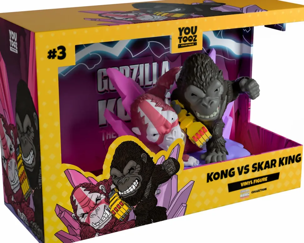 Godzilla x Kong: The New Empire - Kong vs. Skar King 3.5" Vinyl Figure 2-Pack