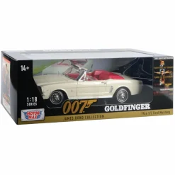 Goldfinger (1964) - 1964 1/2 Ford Mustang James Bond 007 Collection 1/18th Scale Die-Cast Vehicle Replica