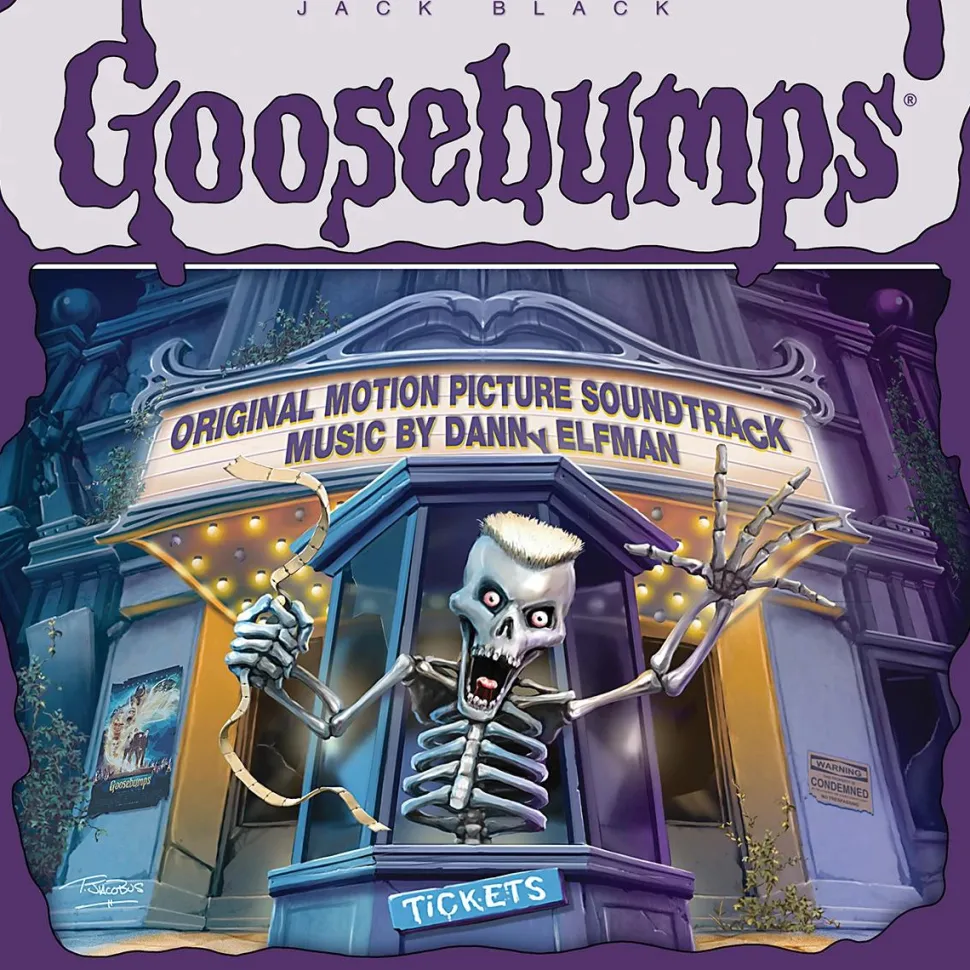 Goosebumps (2015) - Original Motion Picture Music by Danny Elfman 2xLP Vinyl Record (“The Haunted Mask" Neon Green Marble & Fire Orange Coloured Vinyl)