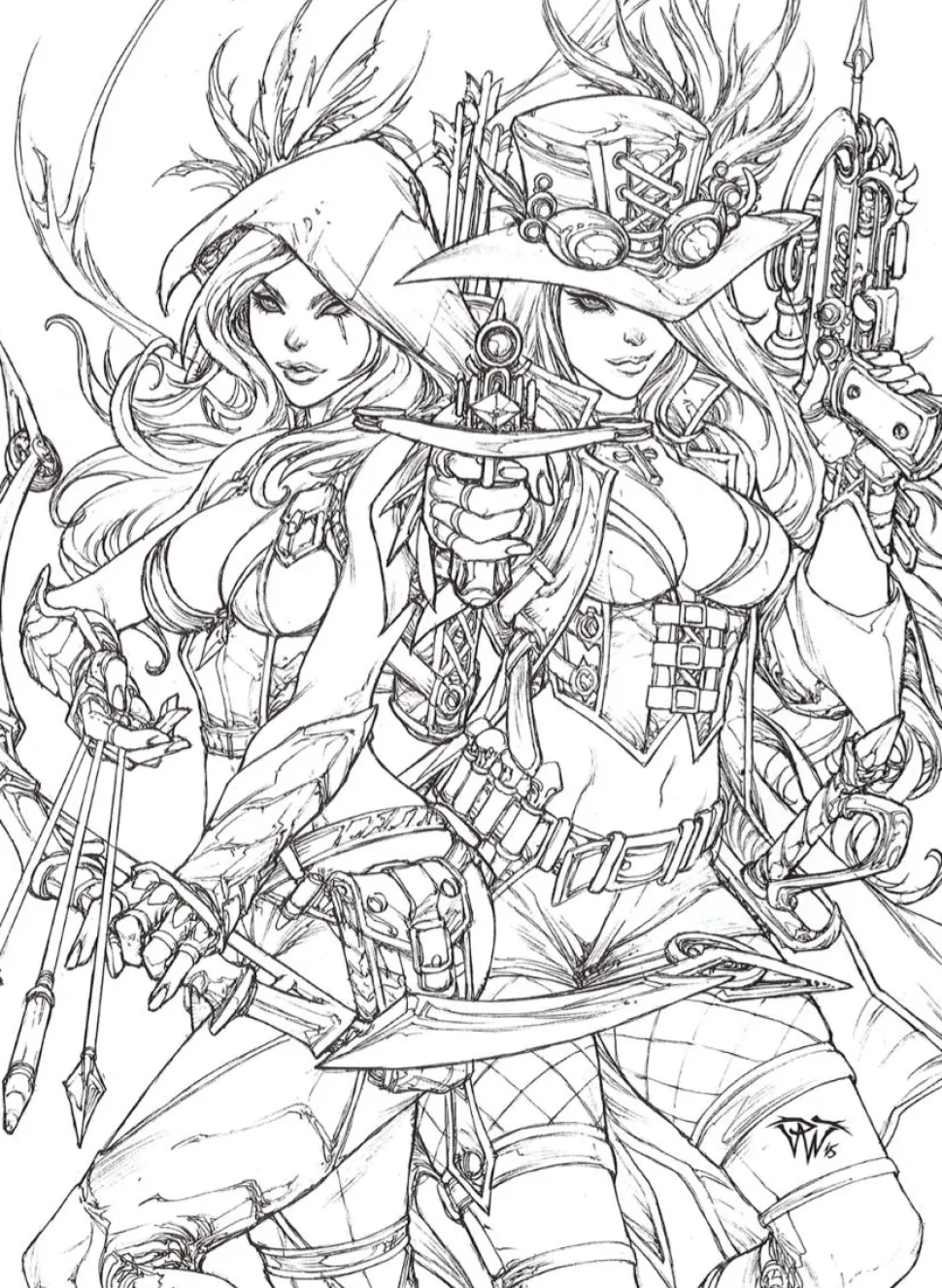Grimm Fairy Tales - Adult Colouring Book Paperback