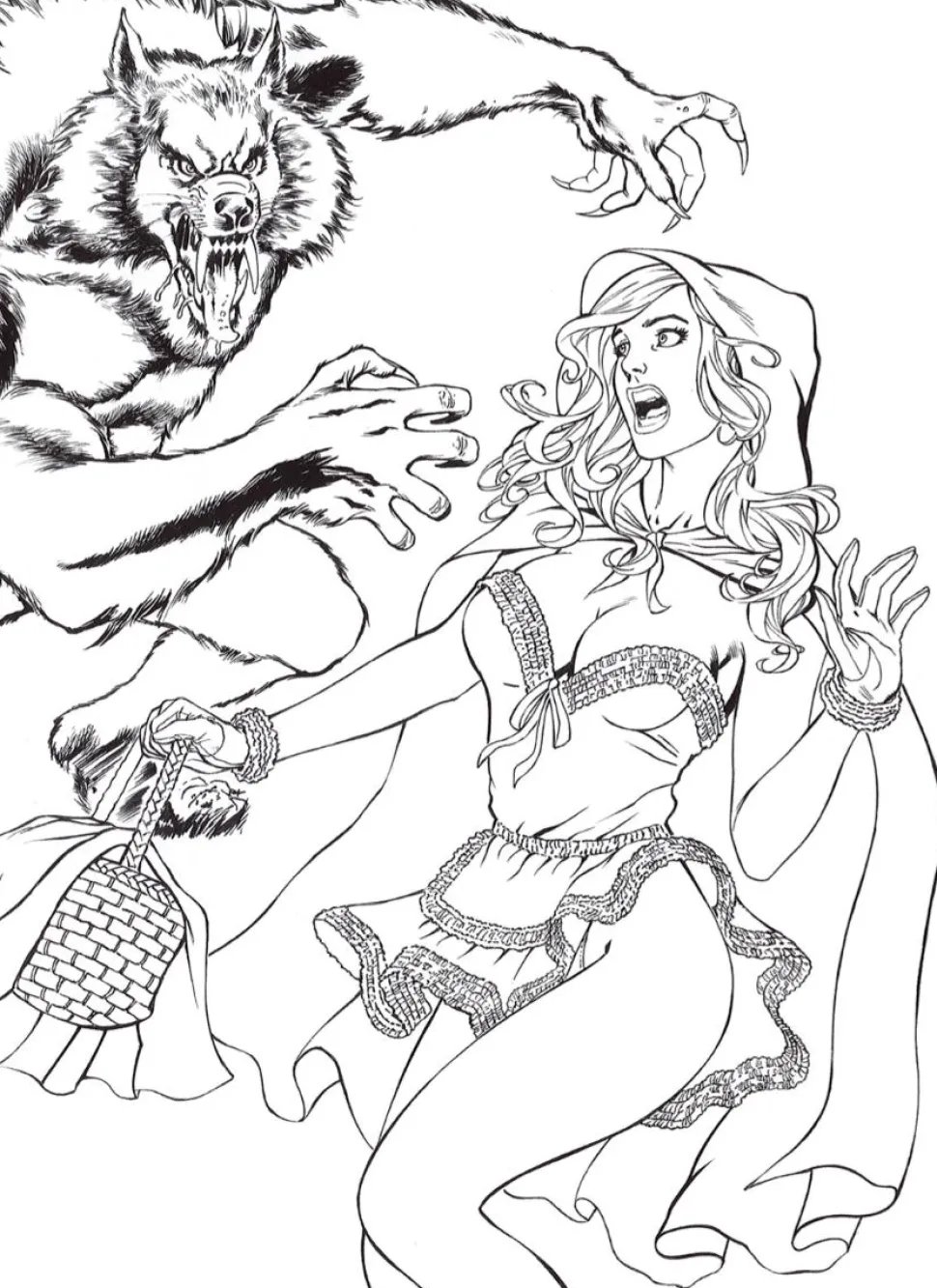 Grimm Fairy Tales - Adult Colouring Book Volume 02 Paperback