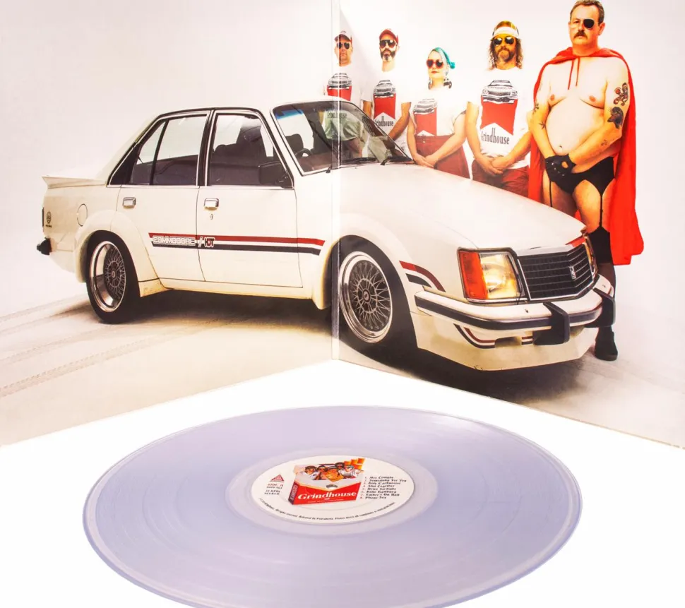 Grindhouse - Sex Punk Power Deluxe 180 Gram LP Vinyl Record (Popcultcha Exclusive Clear Coloured Vinyl)