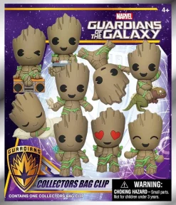 Guardians of the Galaxy - Groot 3D Figural Foam Bag Clip Blind Bag (Display of 24)