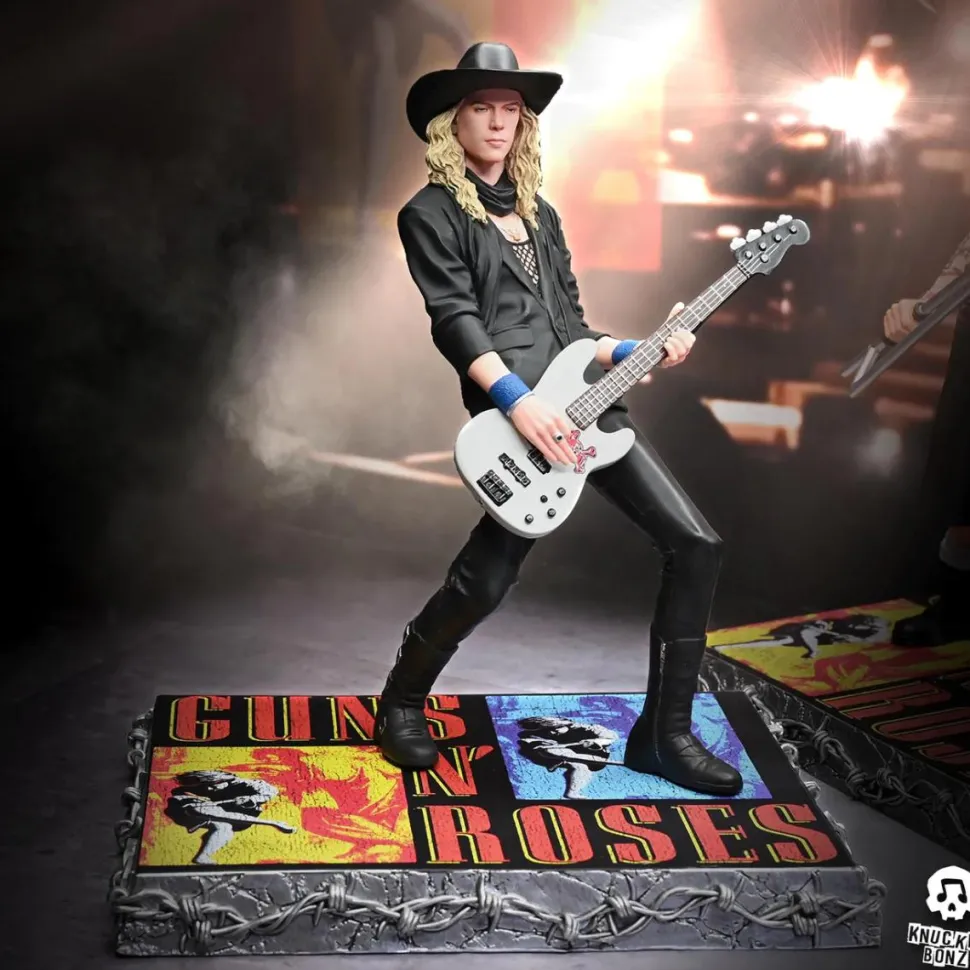 Guns N' Roses - Axl Rose, Slash & Duff McKagan Rock Iconz 1/9th Scale Statues (Set of 3)