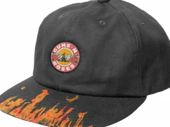 Guns N' Roses - Guns N' Roses x Primitive Next Door Black Strapback Hat (One Size)