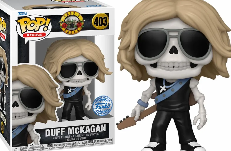 Guns N' Roses - Skeleton Duff McKagan Pop! Vinyl Figure (Popcultcha Exclusive)