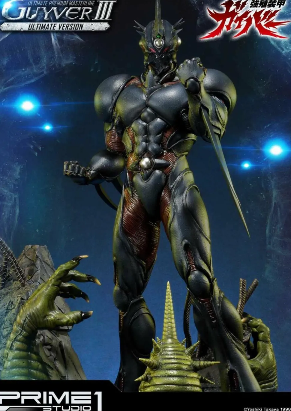 Guyver: The Bioboosted Armor - Guyver III Ultimate 1/4 Scale Statue and Bust (Set of 2)