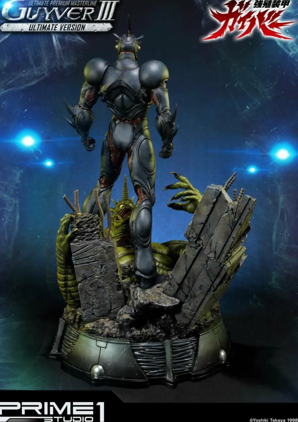 Guyver: The Bioboosted Armor - Guyver III Ultimate 1/4 Scale Statue and Bust (Set of 2)