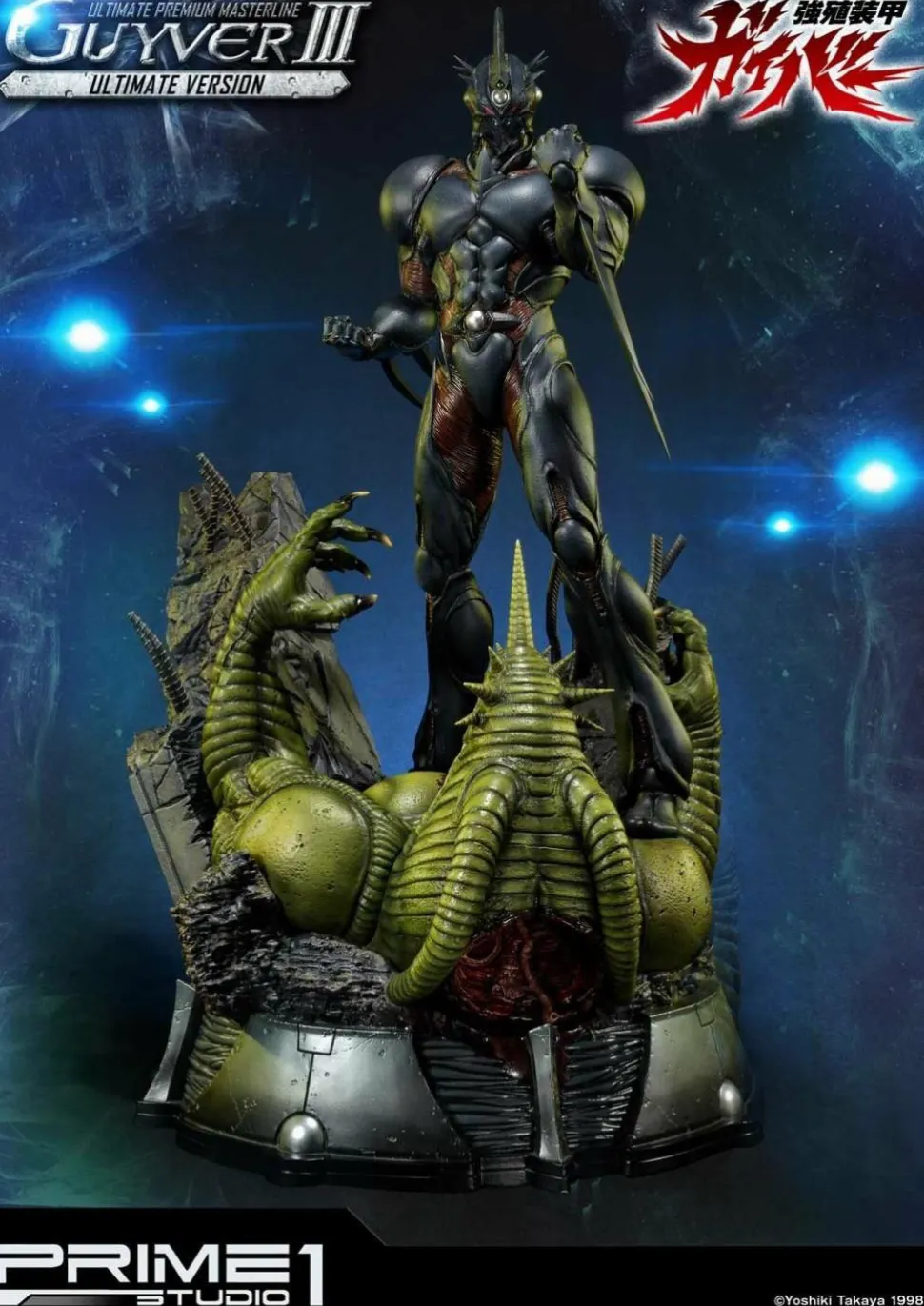 Guyver: The Bioboosted Armor - Guyver III Ultimate 1/4 Scale Statue and Bust (Set of 2)