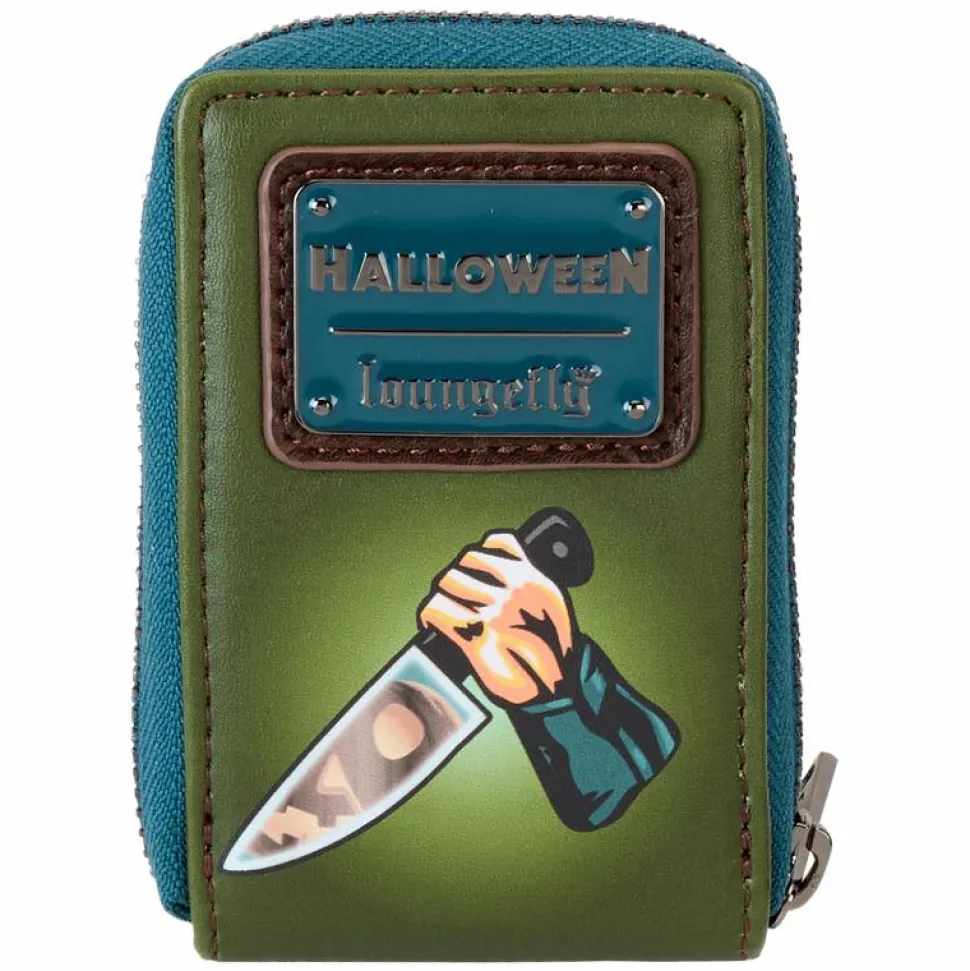 Halloween - Michael Myers Pumpkin Glow in the Dark 4" Faux Leather Accordion Wallet