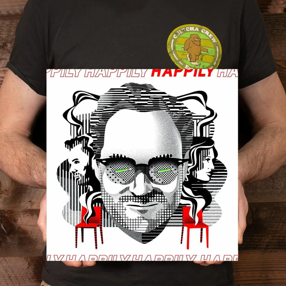 Happily (2021) - Original Motion Picture Soundtrack by Joseph Trapanese LP Vinyl Record (Red Coloured Vinyl)