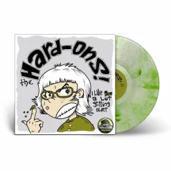 Hard-Ons - I Like You A Lot Getting Older LP Vinyl Record (Clear Green Smoke Coloured Vinyl) (Popcultcha Exclusive)