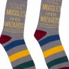 Harry Potter - Books Turn Muggles into Wizards Unisex Socks (Large)