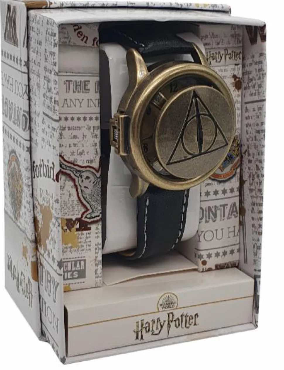 Harry Potter - Deathly Hallows Spinning Top Watch (One Size)