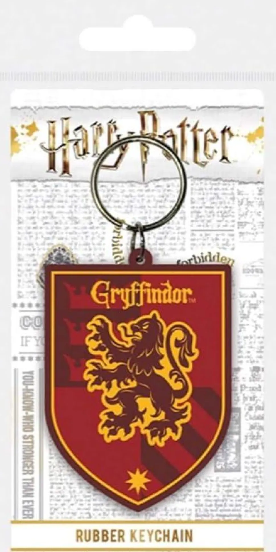 Harry Potter - Gryffindor Crest Rubber Keychain