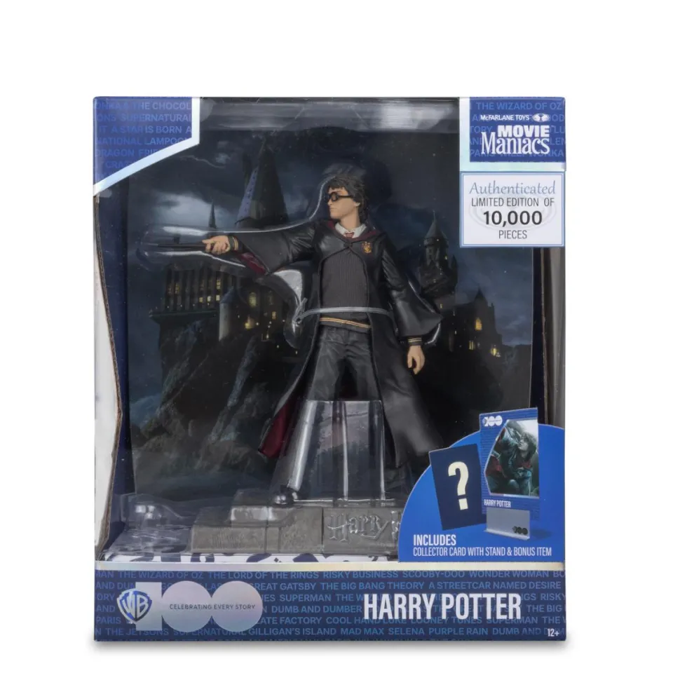 Harry Potter - Harry Potter Movie Maniacs WB 100 Limited Edition 6" Scale PVC Posed Figure
