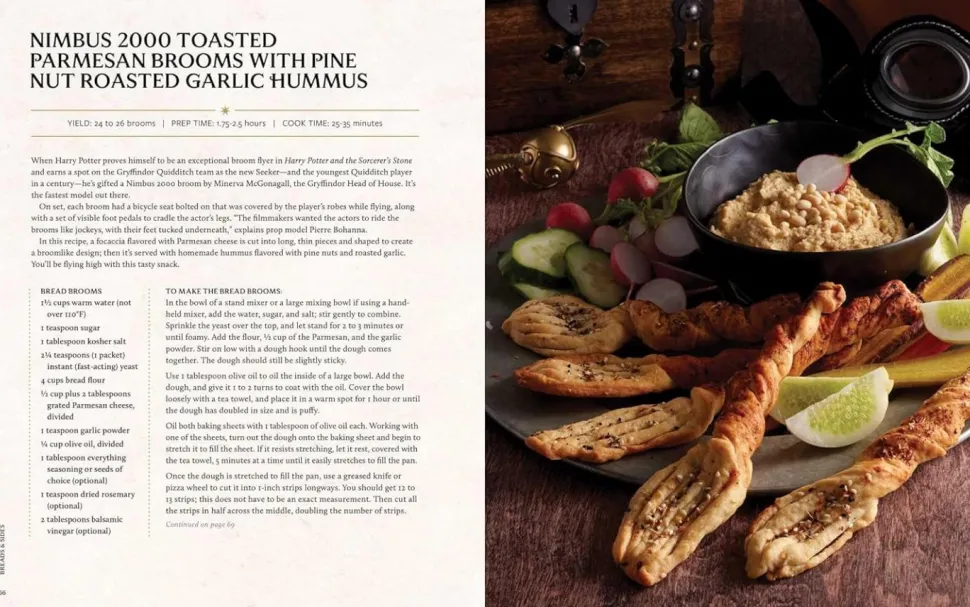 Harry Potter - Official Wizarding World Cookbook Hardcover Book & Rolling Pin Gift Set
