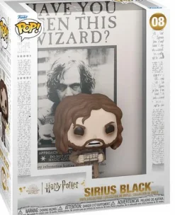 Harry Potter and the Prisoner of Azkaban - Wanted Poster with Sirius Black Pop! Covers Vinyl Figure