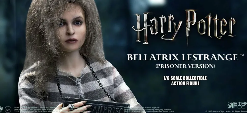 Harry Potter and the Prisoner of Azkaban - Bellatrix Lestrange in Prisoner Outfit 1/6th Scale Action Figure