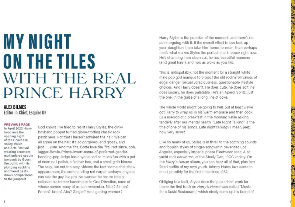 Harry Styles by Alex Bilmes Hardcover Book