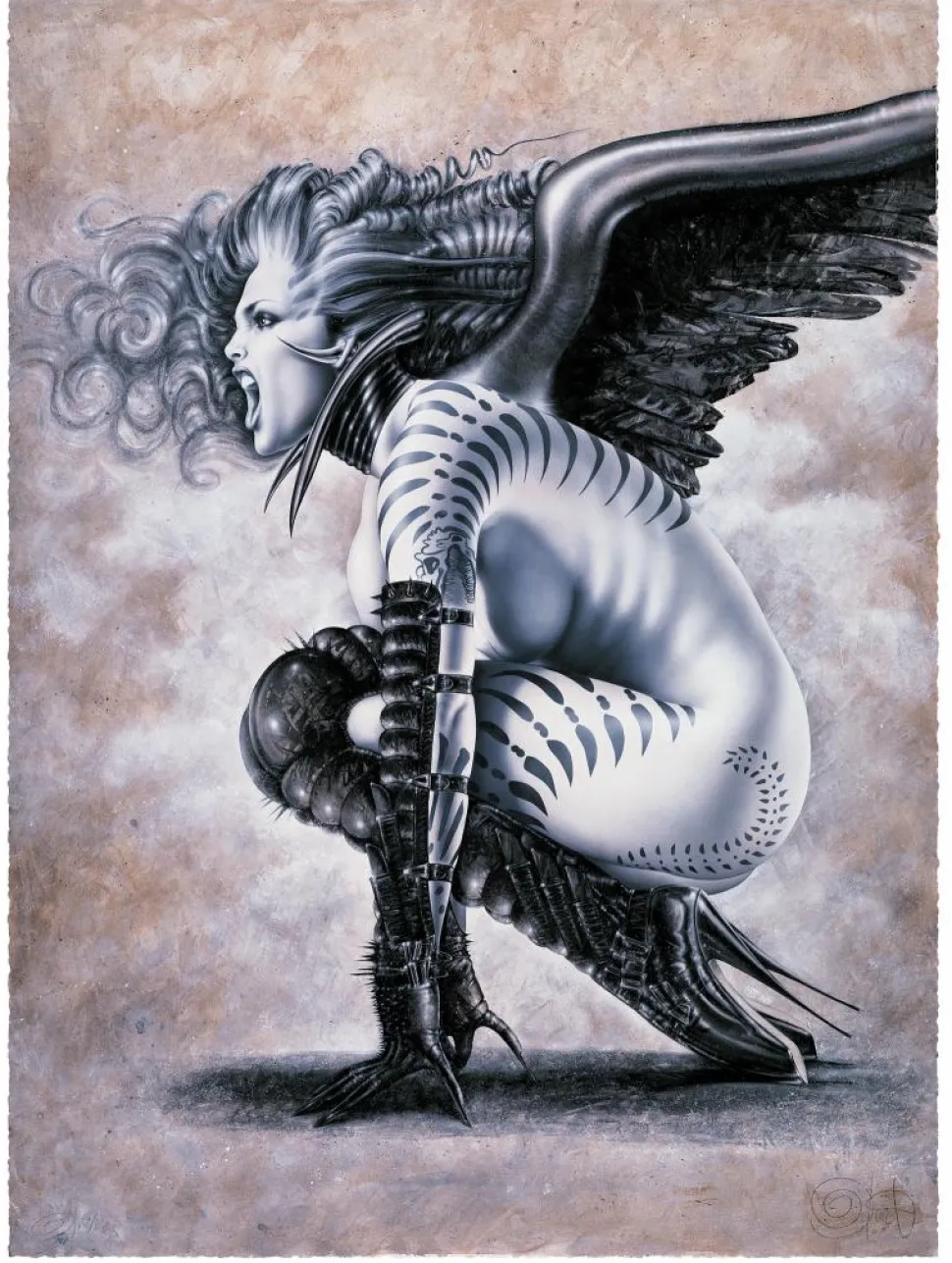 Heavy Metal - Banshee Fine Art Print by Olivia De Berardinis