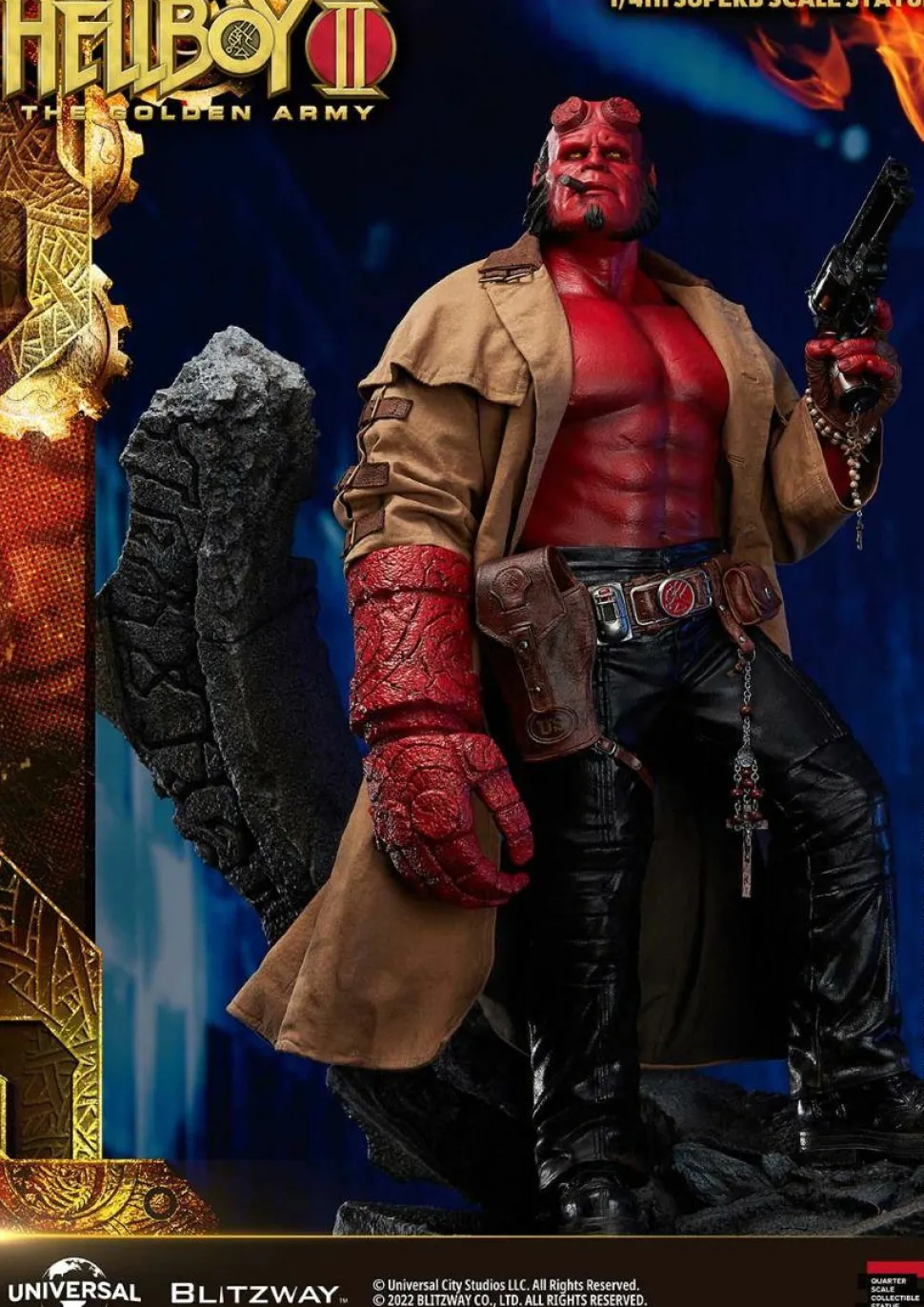 Hellboy 2 - Hellboy 1/4 Scale Statue