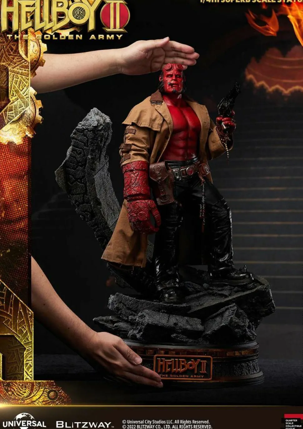 Hellboy 2 - Hellboy 1/4 Scale Statue