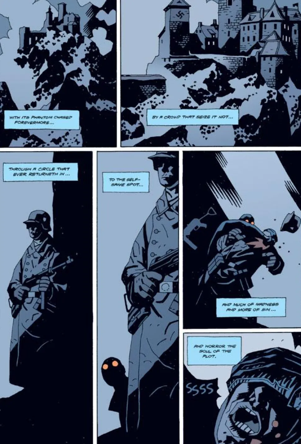 Hellboy - Library Edition Volume 03 Conqueror Worm and Strange Places Hardcover Book