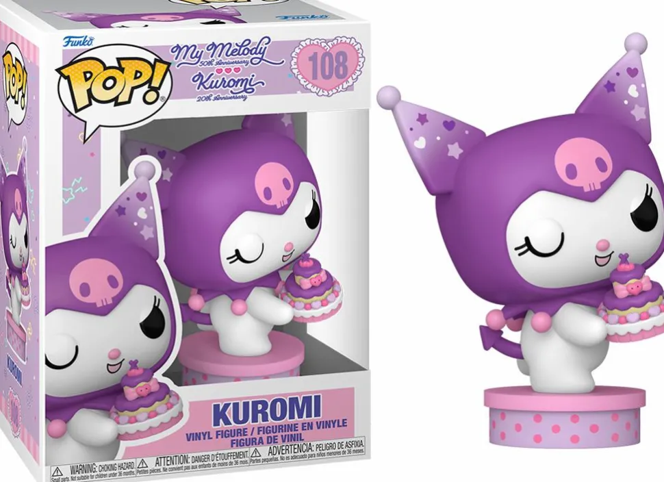 Hello Kitty & Friends - Kuromi with Cake 20th Anniversary Pop! Vinyl Figure