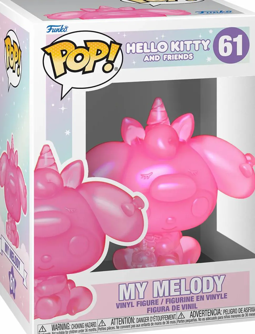 Hello Kitty & Friends - My Melody (Translucent Pink) Pop! Vinyl Figure (Popcultcha Exclusive)