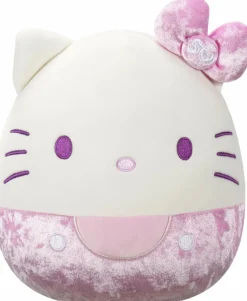 Hello Kitty - Hello Kitty with Purple Velvet Bow 50th Anniversary Squishmallows 8" Plush