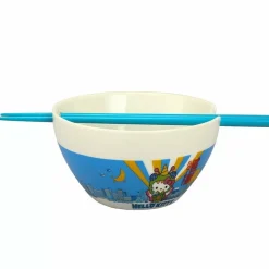 Hello Kitty - Kaiju Hello Kitty Ceramic Ramen Bowl with Chopsticks