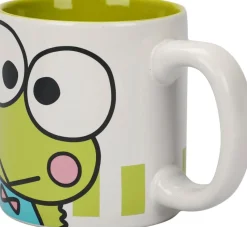 Hello Kitty - Keroppi Striped Ceramic Mug