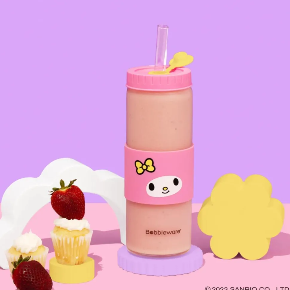 Hello Kitty and Friends - My Melody Bobbleware 700ml Borosilicate Glass Reusable Tumbler