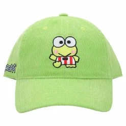Hello Kitty and Friends - Keroppi Embroidered Adjustable Corduroy Hat