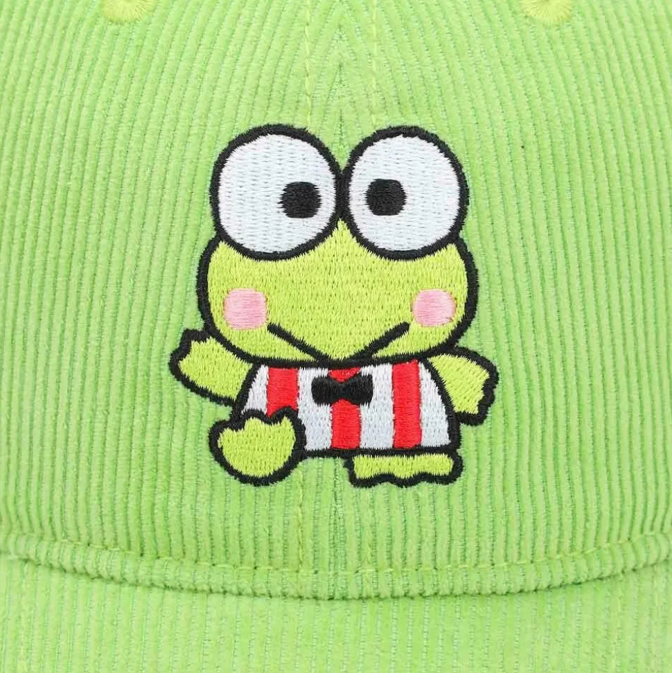 Hello Kitty and Friends - Keroppi Embroidered Adjustable Corduroy Hat