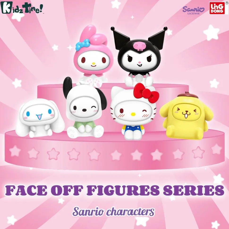 Hello Kitty and Friends - Sanrio Characters Face Off Figures Blind Box Vinyl Figure (Single Unit)
