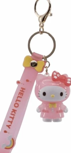 Hello Kitty and Friends - Hello Kitty Raincoat Series Boxed Keychain with Hand Strap