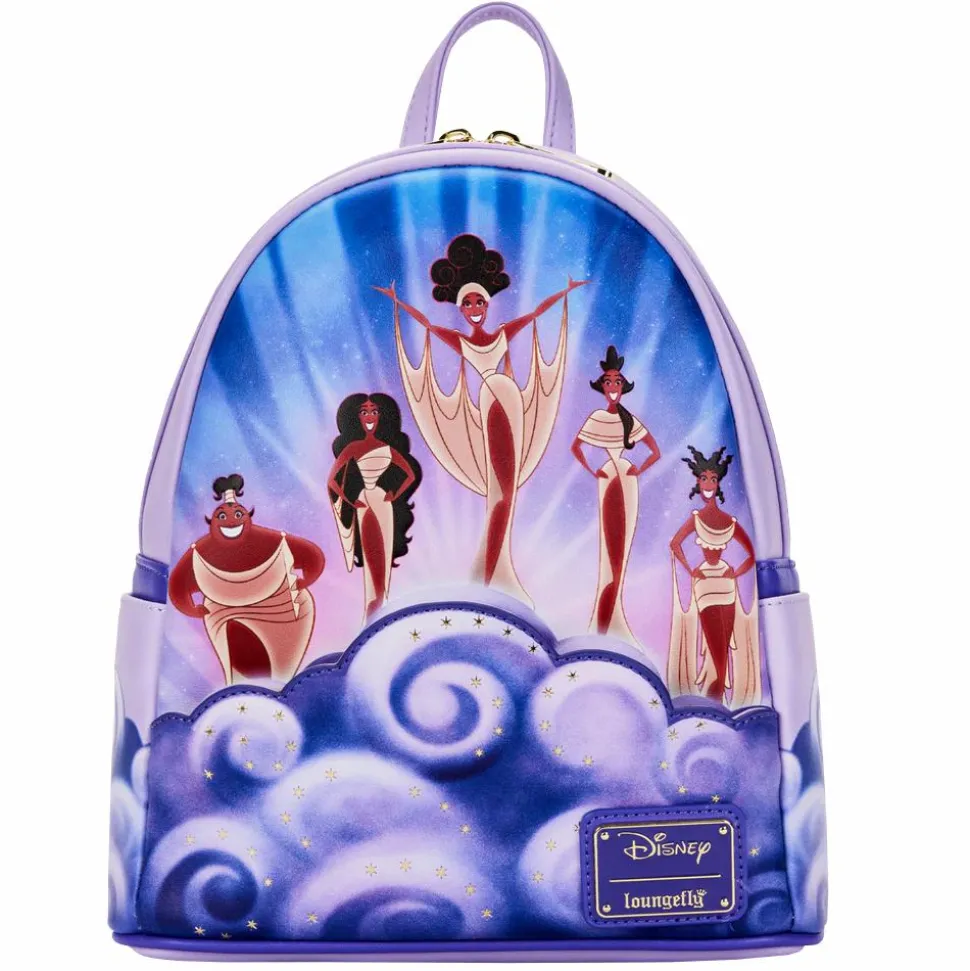 Hercules (1997) - Muses Clouds 10” Faux Leather Mini Backpack