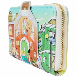 Hey Arnold - Sunset Arms Boarding House 4" Faux Leather Zip-Around Wallet