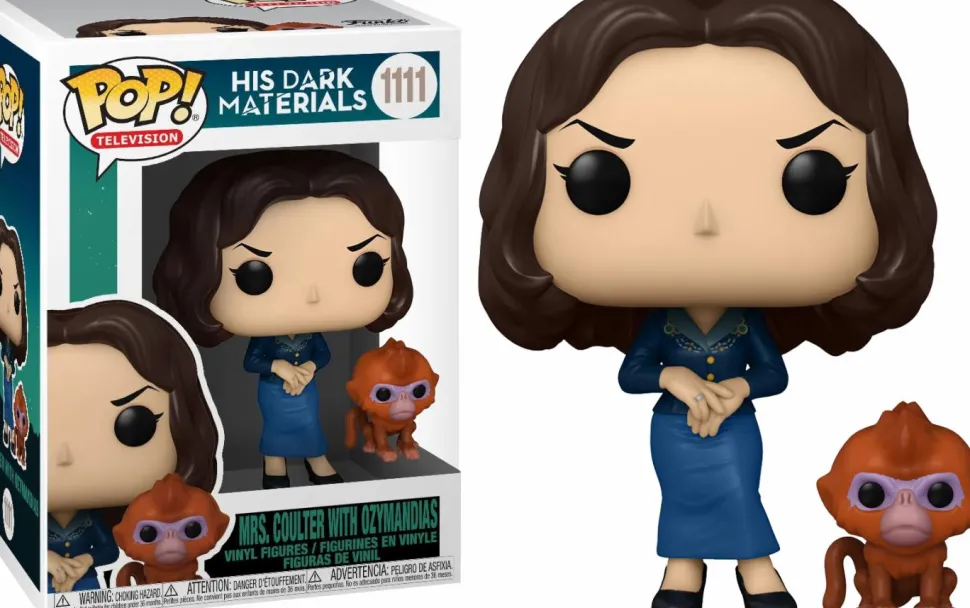 His Dark Materials - Mrs. Coulter with Monkey Daemon Pop! Vinyl Figure