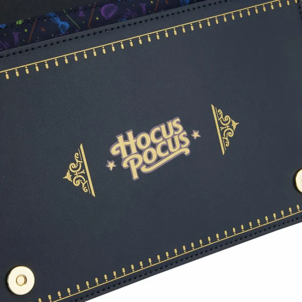 Hocus Pocus - Book Glow in the Dark 6" Faux Leather Crossbody Bag