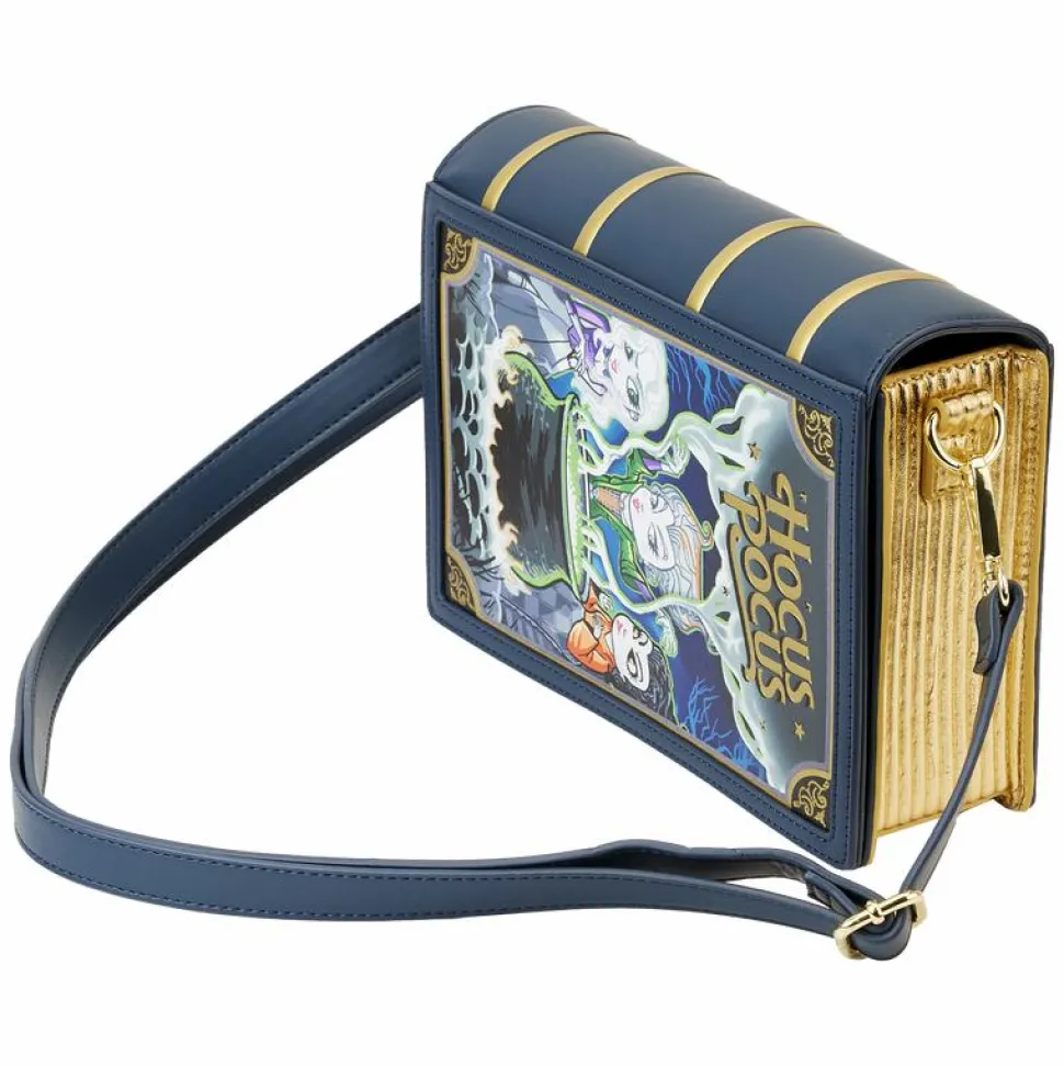 Hocus Pocus - Book Glow in the Dark 6" Faux Leather Crossbody Bag